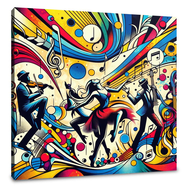 Dance Rhythm Art Canvas