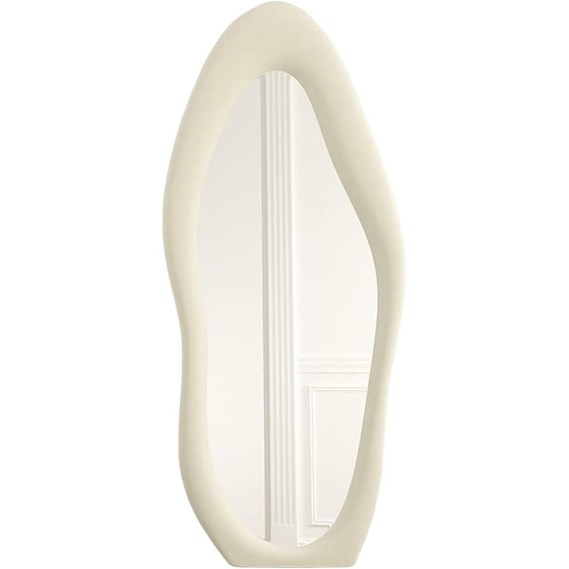 Wavy Full Length Mirror 168x68cm Floor Standing Arched Asymmetrical CEIEVER