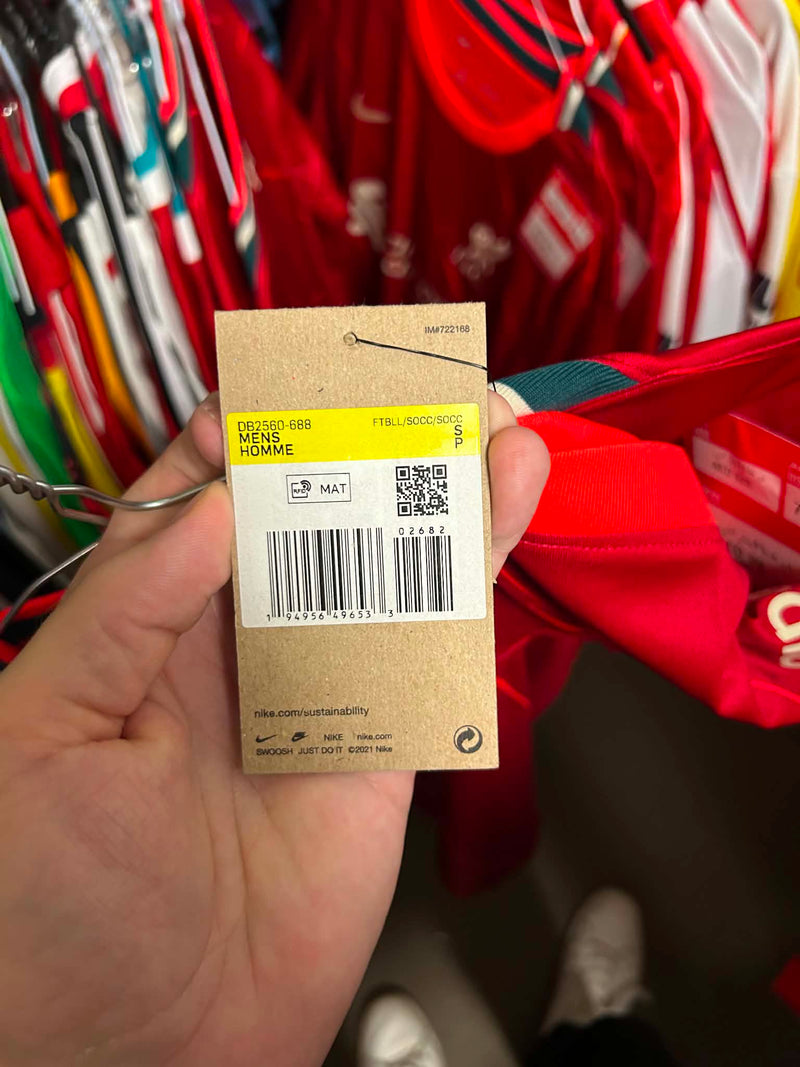 Liverpool 2021-2022 AUTHENTIC Home Football Shirt (BNWT) S