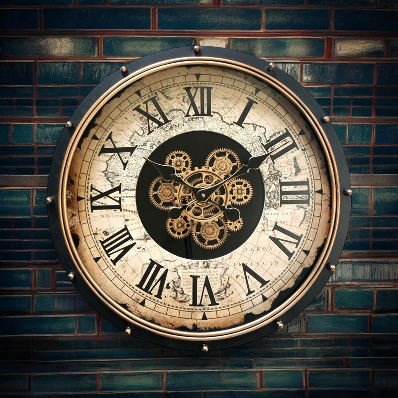 60CM GEAR CLOCK