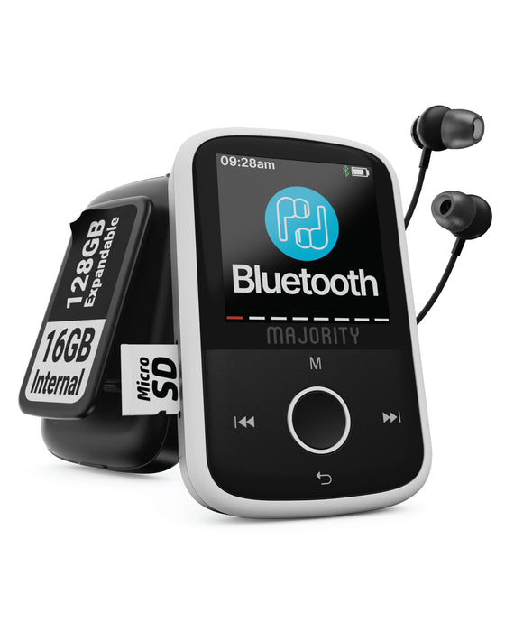 MAJORITY MP3 GO PLAYER 16GB BLK/WHT
