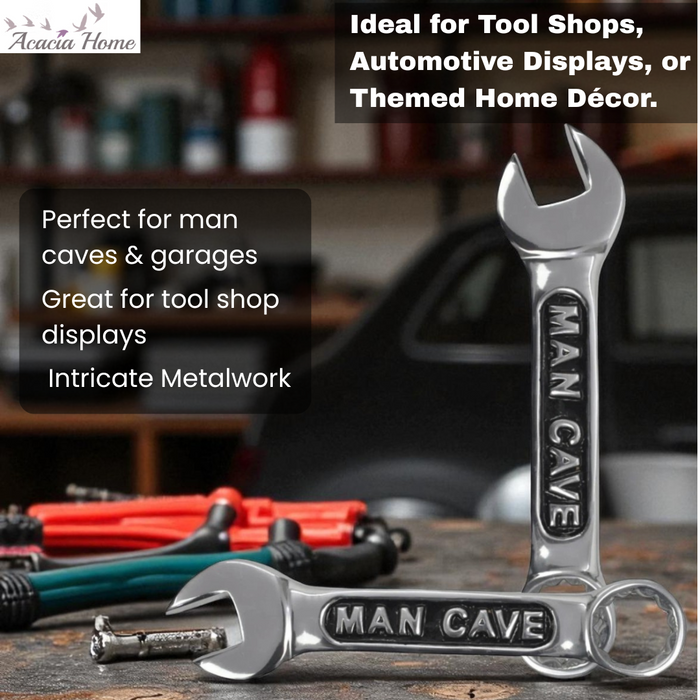 90CM ALUMINIUM SPANNER WALL PLAQUE