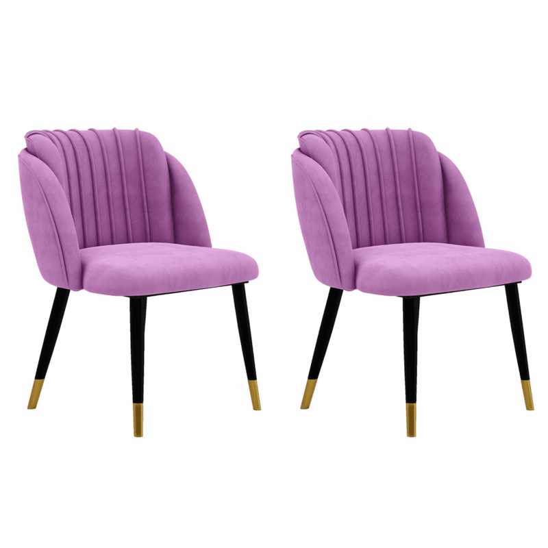 Milano velvet dining chair