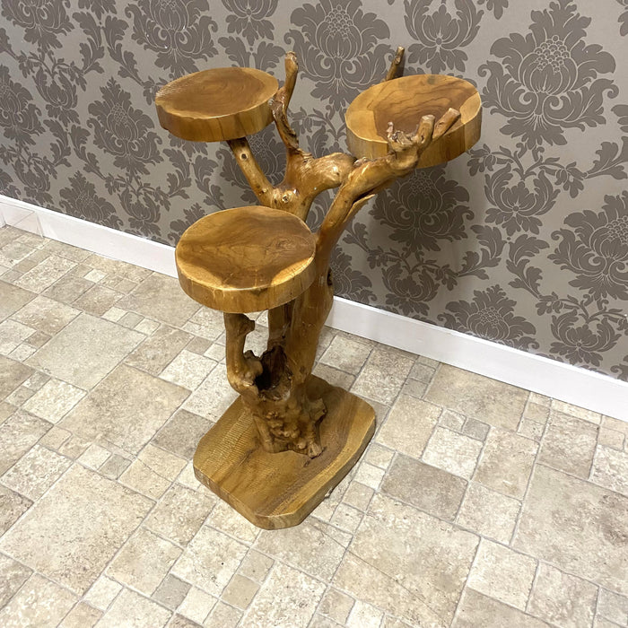 60CM TEAK DISPLAY TREE