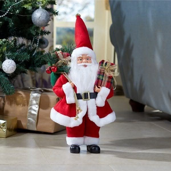 Christmas Standing Santa Figure 40cm