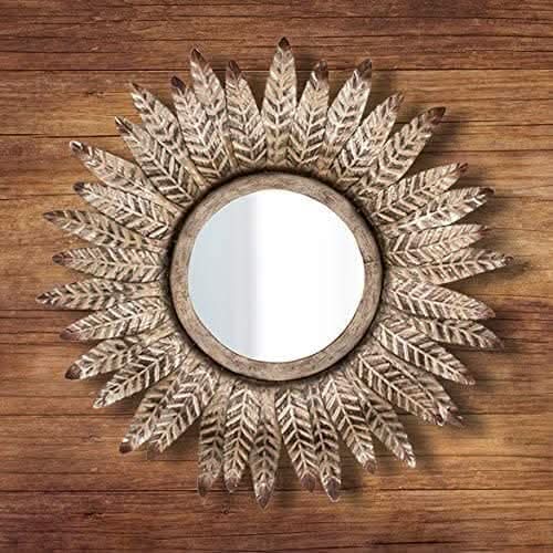 Feather Bronze Wall Mirror