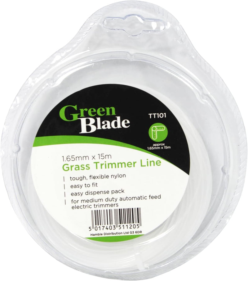 Universal Strimmer Wire 1.65mm x 15m Nylon Trimmer Line