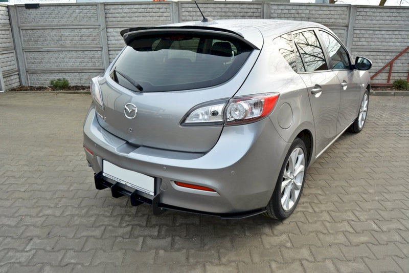 Maxton Design - MAZDA 3 MK2 SPORT (PREFACE) REAR DIFFUSER & REAR SIDE SPLITTERS