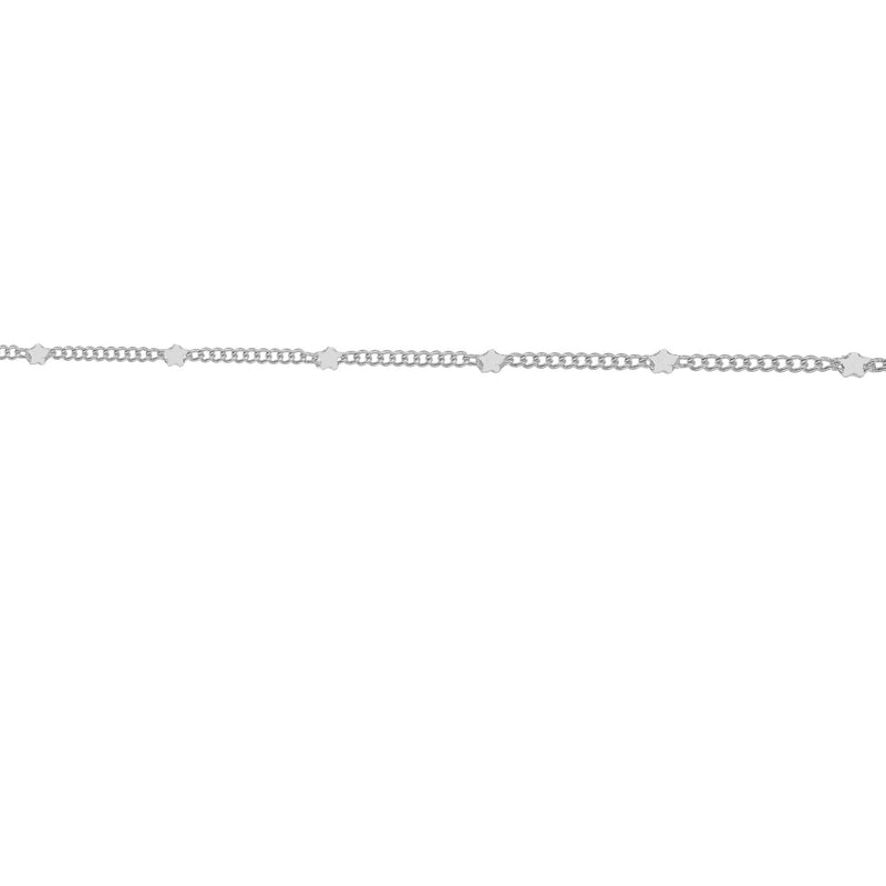 Star Dainty Chain Silver Necklace