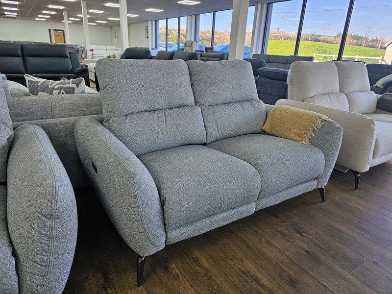 Luxurious Sorrento Fabric Electric Recliner Two-Seater Sofa