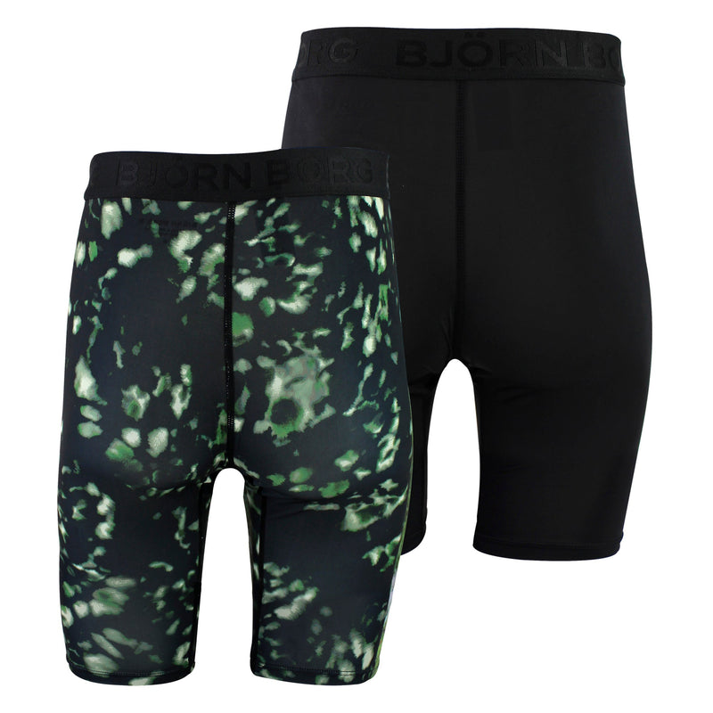 2 Pack Performance Moisture-Wicking Boxers with Long Leg for Men