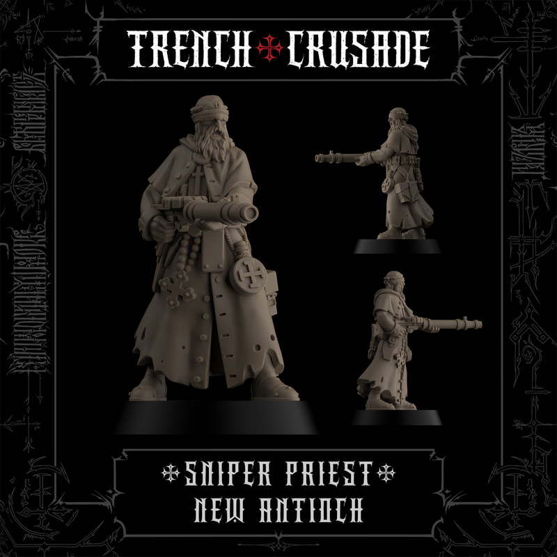 Trench Crusade - Sniper Priest (MG) - New Antioch