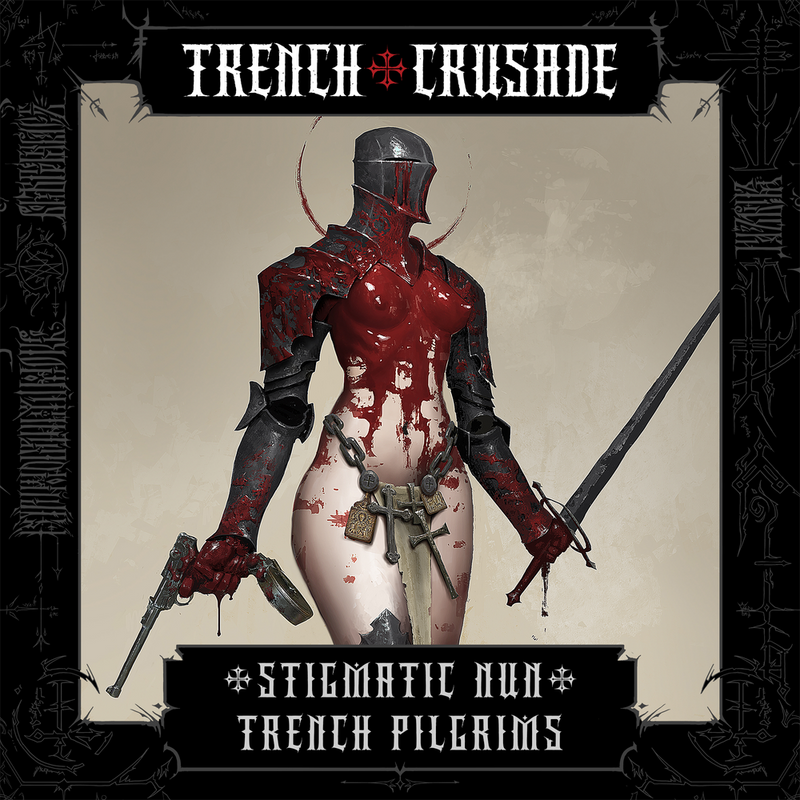 Trench Crusade - Stigmatic nun (Sword, Pistol) - Trench Pilgrims
