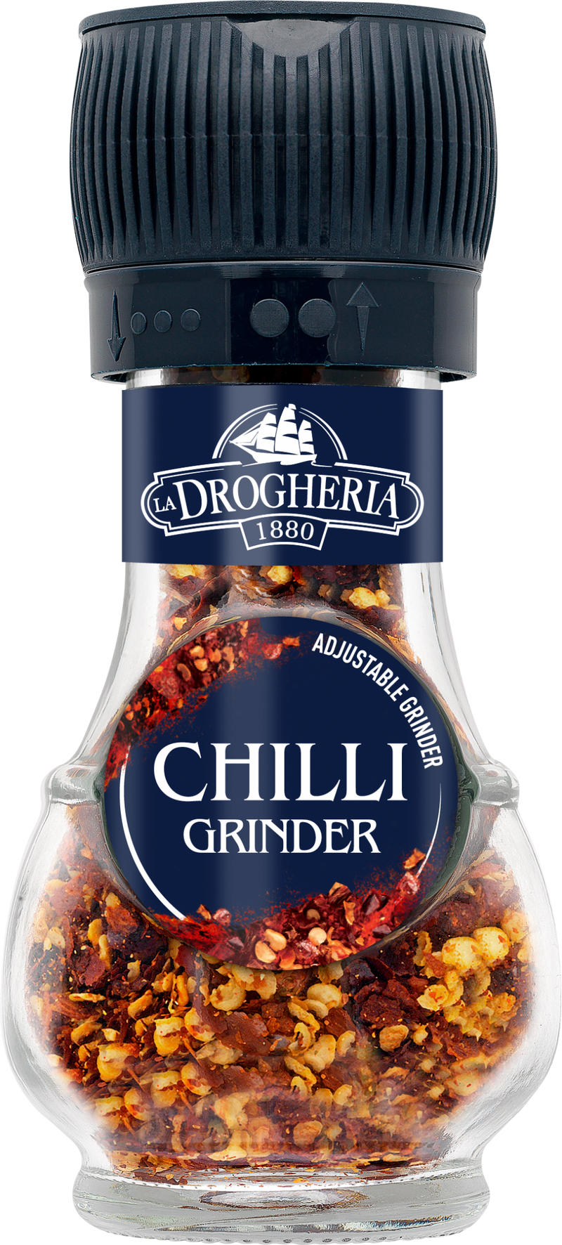 6 x La Drogheria Chilli Flakes Grinder - 25GM