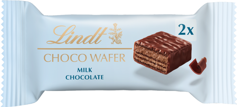 20 x Lindt Choco Wafer Milk  - 26GM