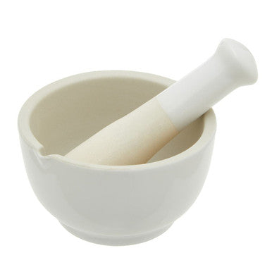 White Marble Medium Mortar and Pestle | From Scratch