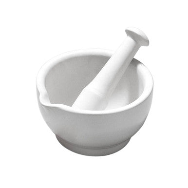 White Marble Large Mortar and Pestle | From Scratch