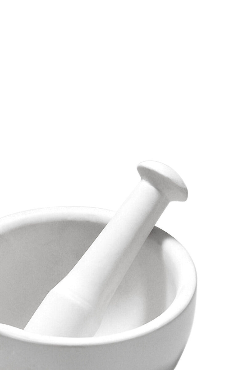 White Marble Large Mortar and Pestle | From Scratch