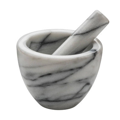 White Marble Mortar and Pestle | Salerno