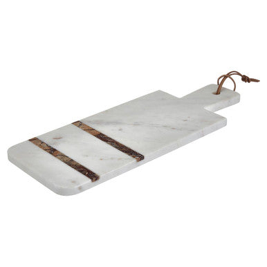 White and Brown Forest Marble Paddle Board | Annika
