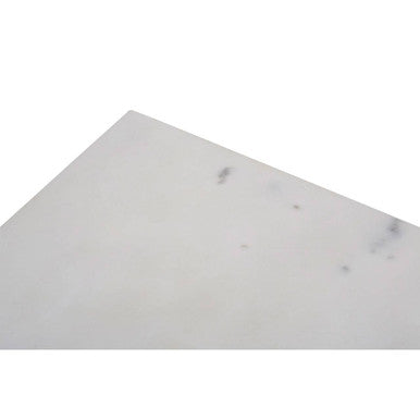 Rectangular White Marble Chopping and Serving Board | Kindia