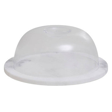 Round Marble Cheese Board with Dome Lid | Kindia