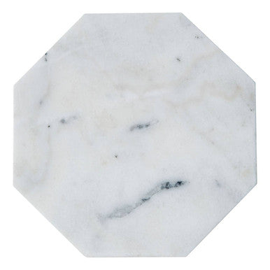 White Marble Octagonal Trivet | Kindia