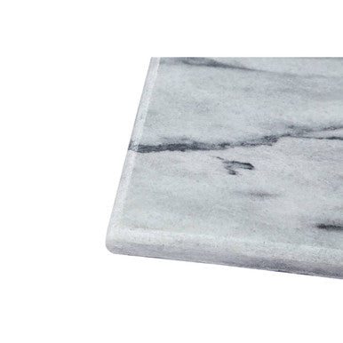 Large White Marble Rectangular Chopping and Serving Board | Salerno