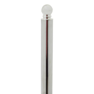Chrome and White Marble Toilet Roll Holder | Linnea