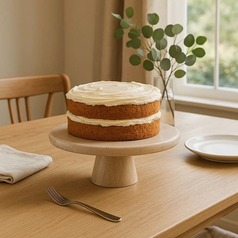 Champagne Marble Cake Stand | Himaya