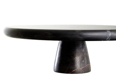 Black and Gold Marble Cake Stand | Marmore