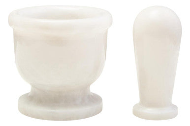 White Marble Mortar and Pestle | Marmore