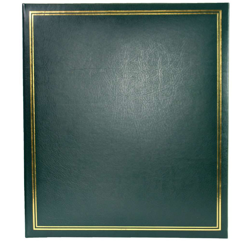Dorr Classic A4 Slip In Photo Album, Green, Holds 100 Photos, Bookbound,