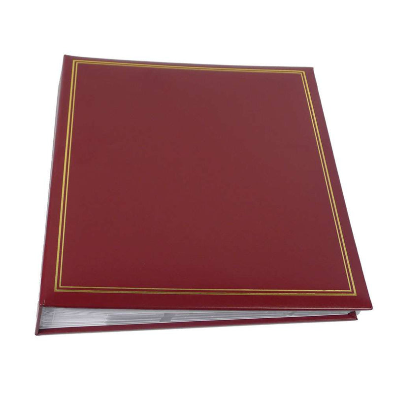 Dorr Classic A4 Slip In Photo Album, Burgundy, Holds 100 Photos, Bookbound,