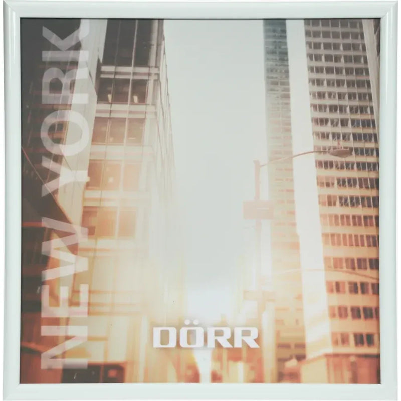 New York Square 4x4 Photo Frame - White