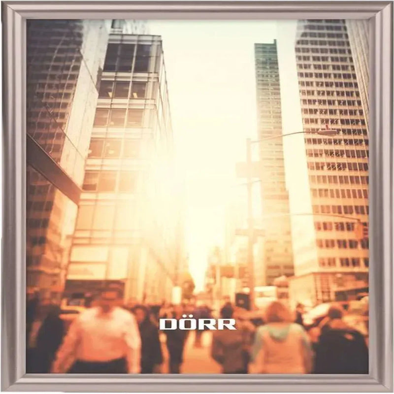 New York Square 5x5 Photo Frame - Steel