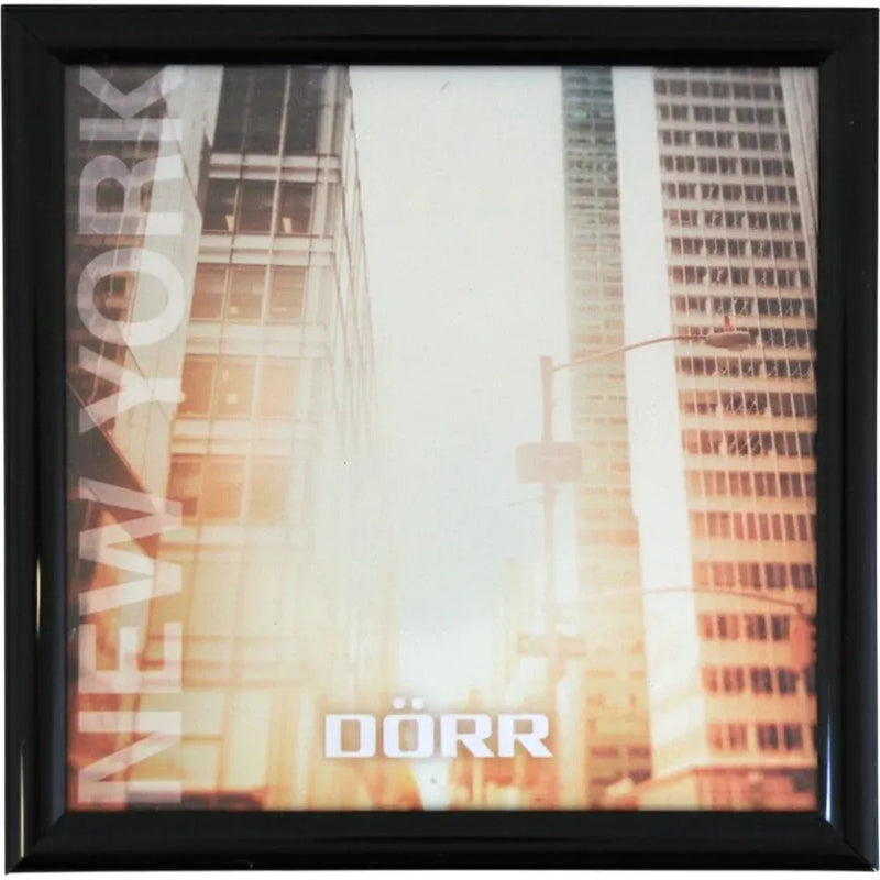 New York Square 8x8 Photo Frame - Black