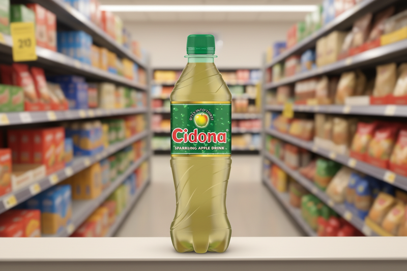 24 x Cidona Sparkling Apple Drink 500Ml