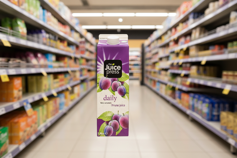 The Juice Press Daily Water Extracted Prune Juice 1 Litre