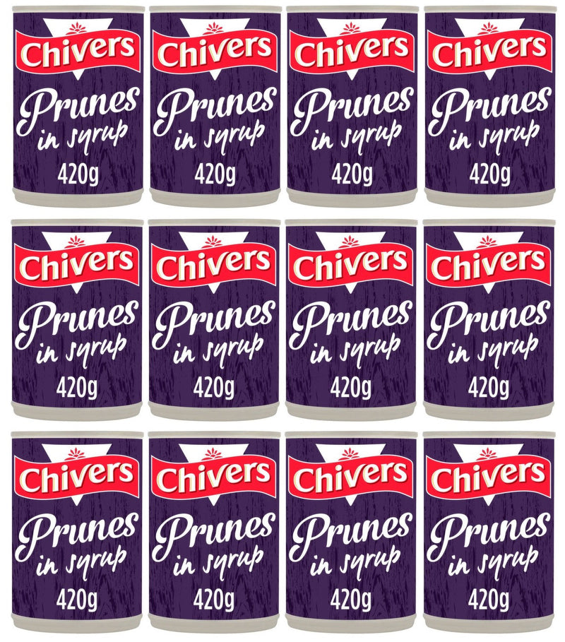 12 x Chivers Prunes In Syrup 420G