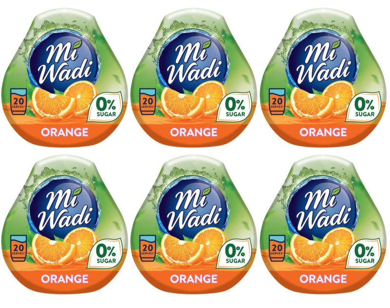 6 x Miwadi Orange 66Ml