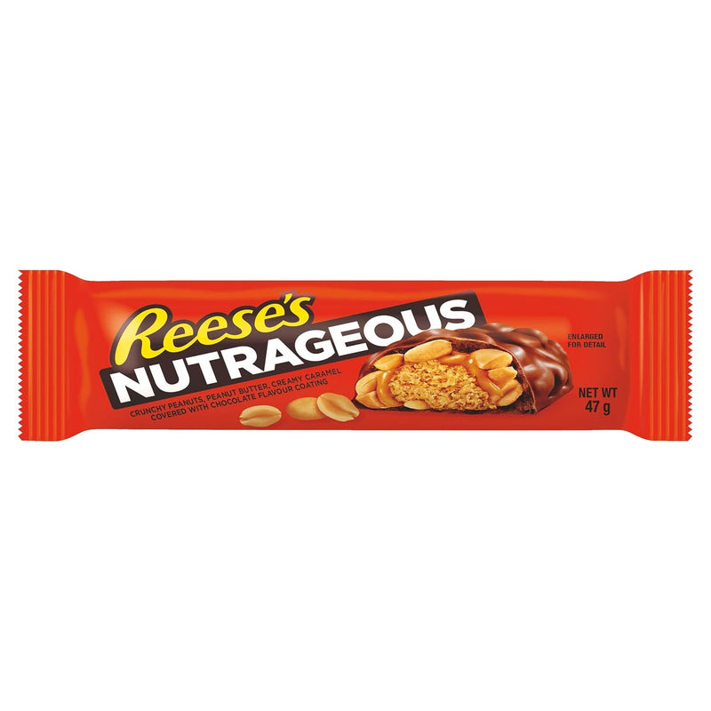 18 x Reeses Nutrageous Bar - 47g