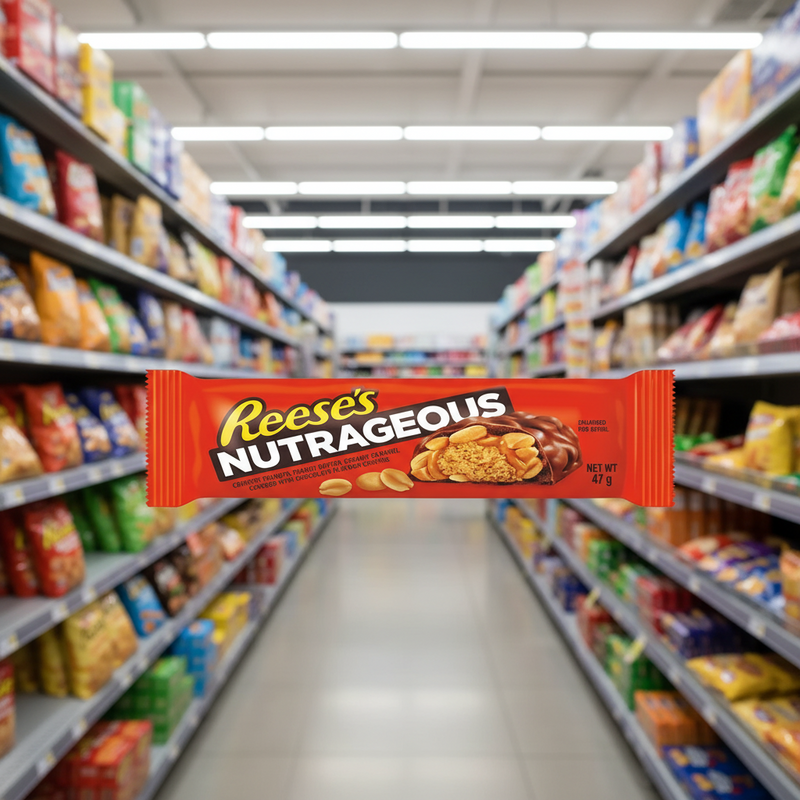 18 x Reeses Nutrageous Bar - 47g