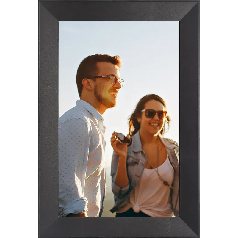 Inov8 10" Digital Frame with Frameo - Black Beveled Frame