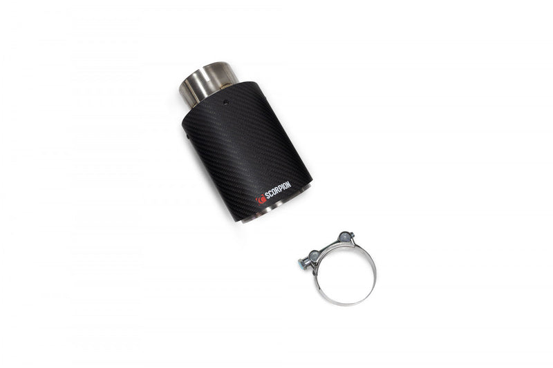 SCORPION EXHAUSTS - REPLACEMENT CARBON ASCARI TIPS FOR SCORPION EXHAUST - SINGLE 100MM