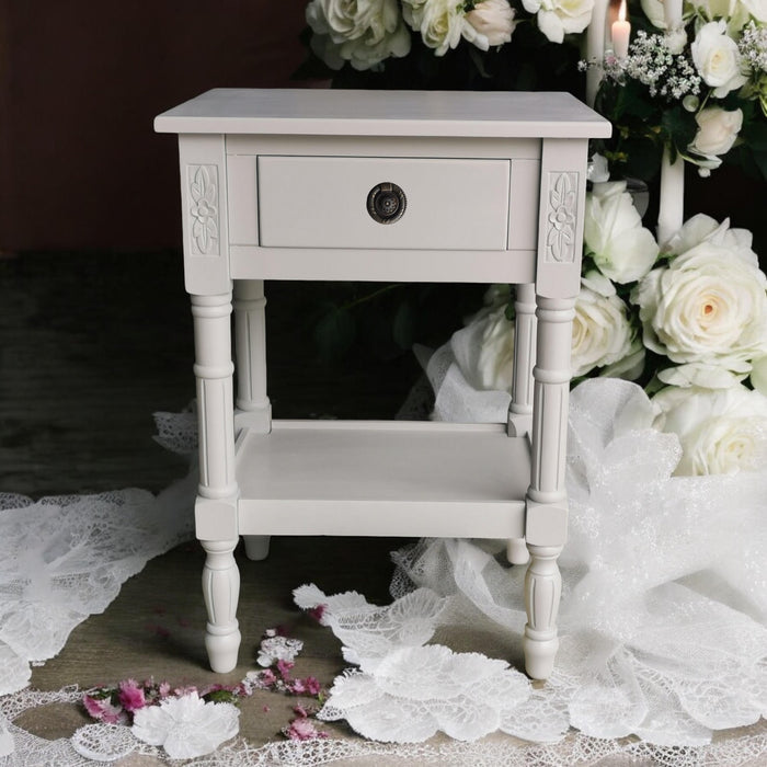 65CM 1 DRAWER SIDE TABLE