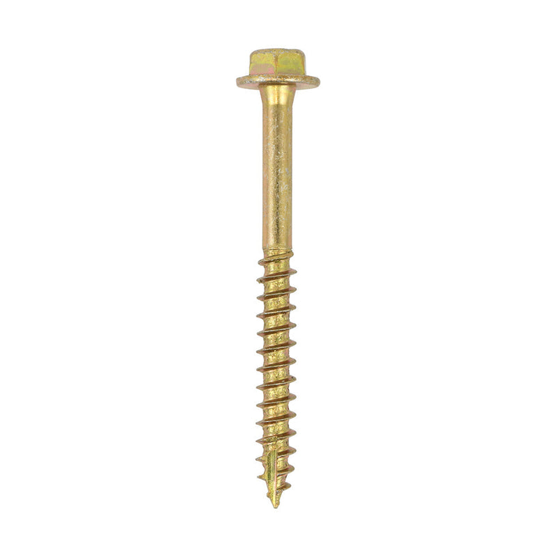Advanced Coach Screws - Hex Flange - Yellow
