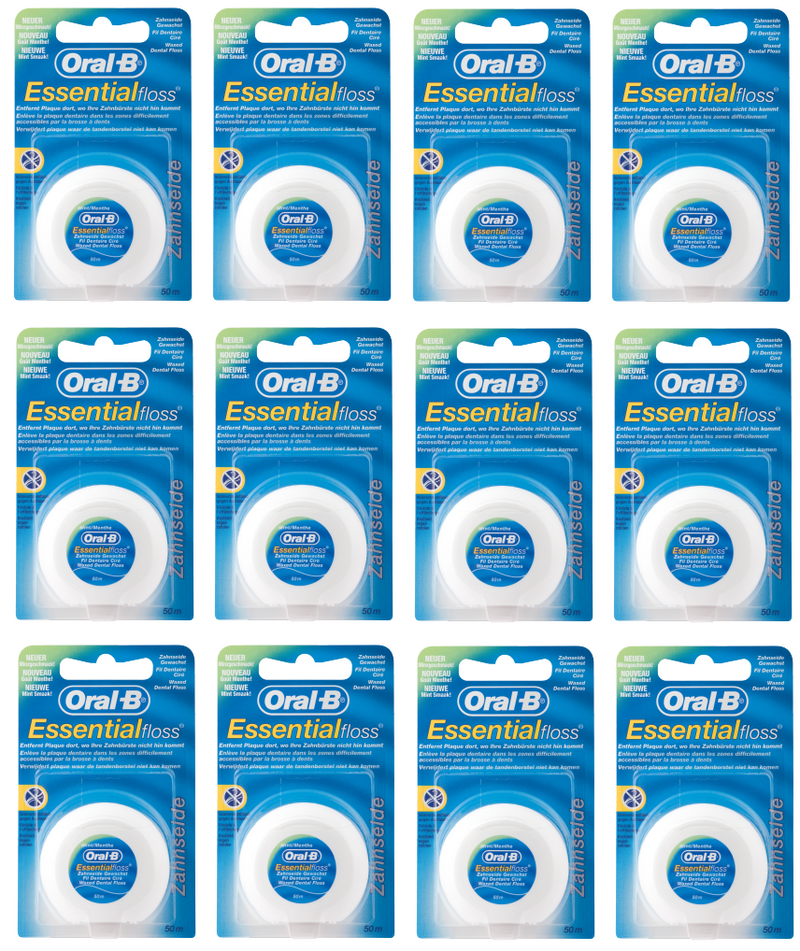12 x Oral B Floss Mint 50M