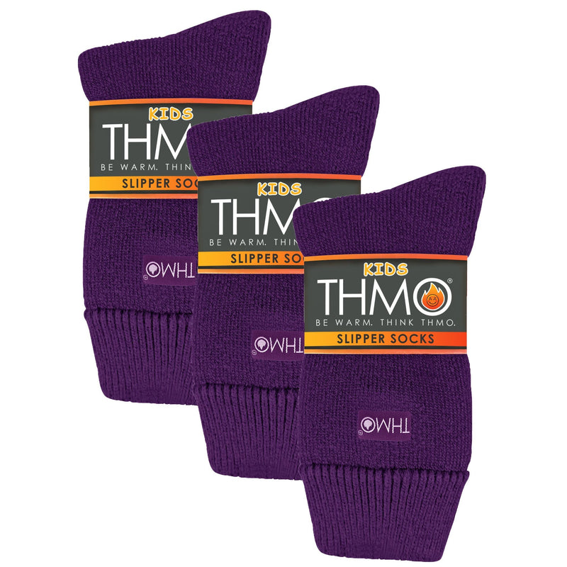 1 Pack Kids Indoor Thermal Slipper Socks with Grips