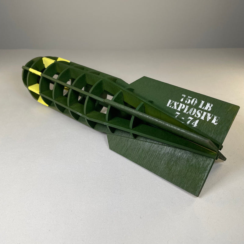 Prop WW2 Bomb  - Flatpack Model Kit